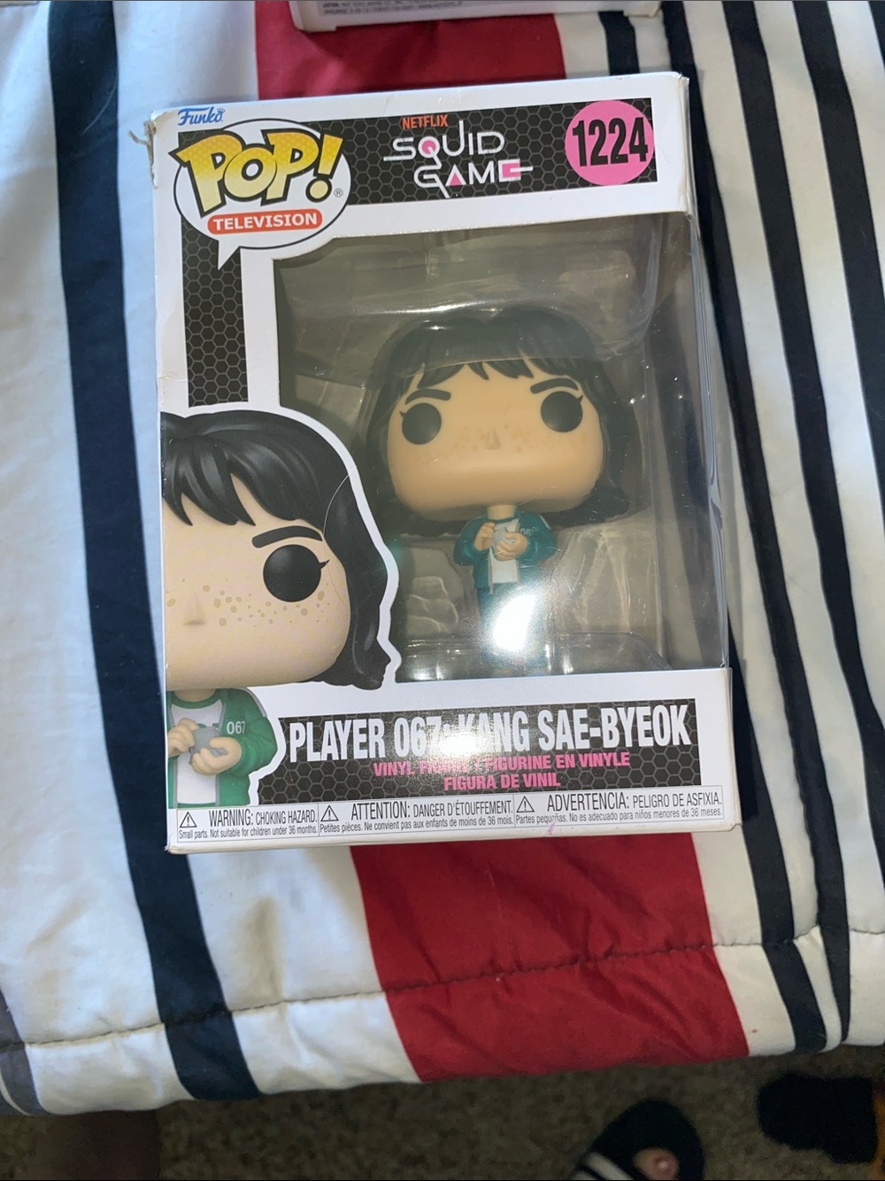Funko Pop! Television Squid Game Player 067 Vinyl Figure - Green, Pink, Black